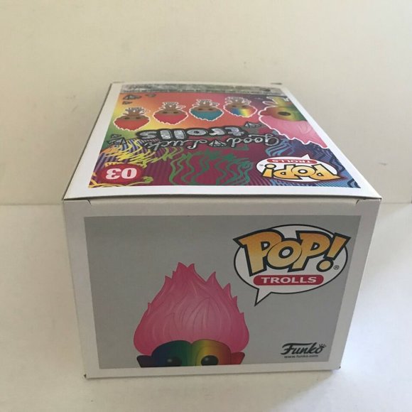 2020 Wondercon Rainbow Troll with Pink Hair Funko Pop Figure #3 - Picture 9 of 9